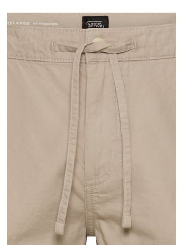 Camel Active Cargo Shorts mit Tunnelzug in Beige