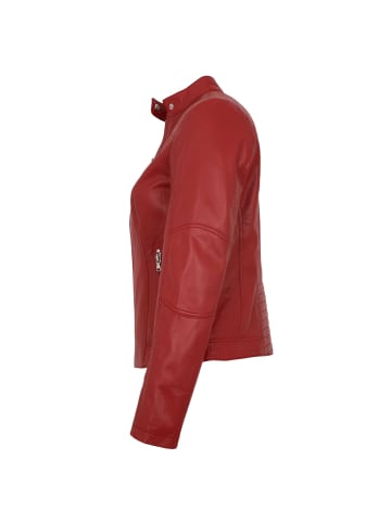 MADDOX Lederjacke Lammnappa in Rot