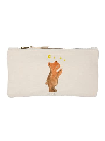 Mr. & Mrs. Panda Kulturbeutel Verliebter Bär ohne Spruch in Weiß