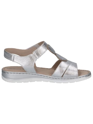 Caprice Sandalette in SILVER METAL.