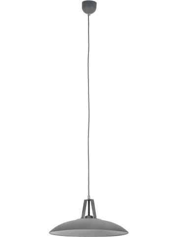 Licht-Erlebnisse Pendelleuchte Ø 40 x (T)130 cm in GrauGrau