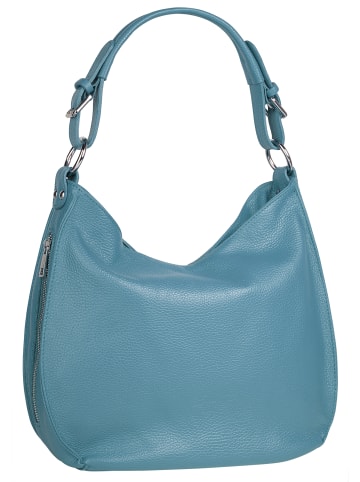 Samantha Look Shopper echt Leder in blau