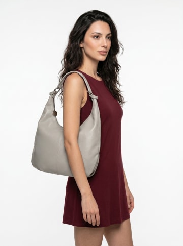 Cluty Shopper echt Leder in grau