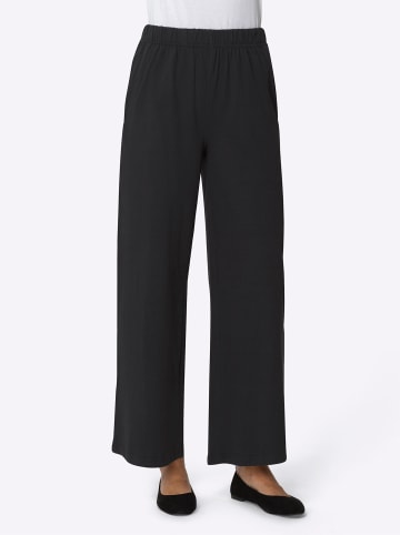 Sieh an! Freizeithose in schwarz + anthrazit