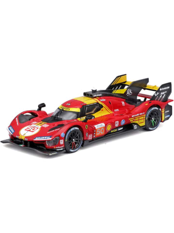 Bburago Modellauto - Ferrari 499P LMH #50 '24 (Maßstab 1:43) Hardcase in rot