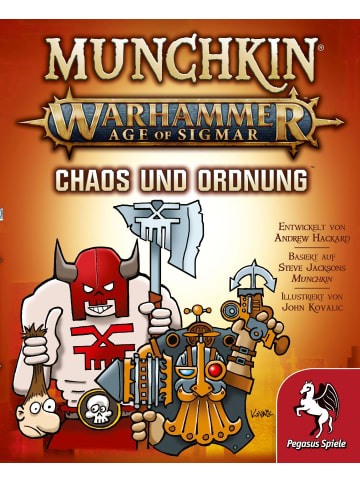 Pegasus Spiele Munchkin Warhammer Age of Sigmar: Chaos & Ordnung [Erweiterung]