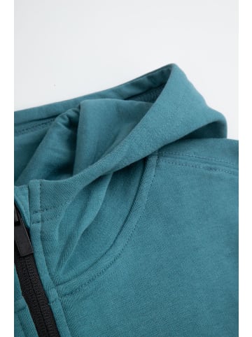 Coccodrillo Gefütterte Kapuzenjacke mit Reißverschluss in blau
