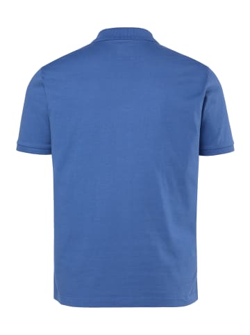Men Plus Poloshirt in atlantikblau