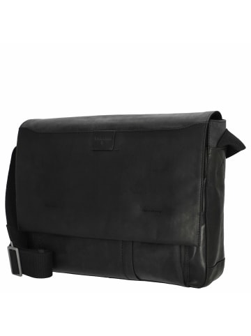 Strellson Brick Lane Jeremy - Schultertasche L 39 cm (black) in schwarz