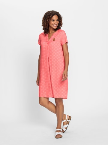 WITT WEIDEN Webkleid in koralle-weiß-bedruckt