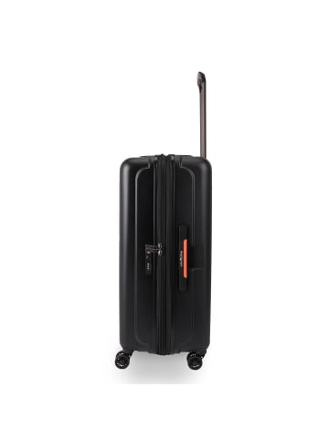 Hedgren Comby Grip L Exp 4 Rollen Trolley L 74 cm mit Dehnfalte in black