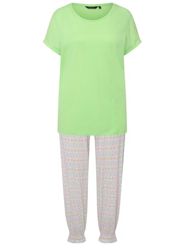 Ulla Popken Pyjama in helles grün