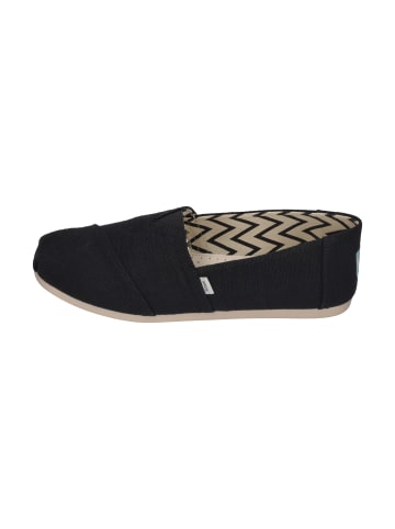 TOMS Espadrilles ALPARGATA in schwarz