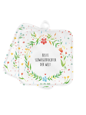 Mr. & Mrs. Panda Topflappen Schwiegertochter mit Spruch in Keine Angabe