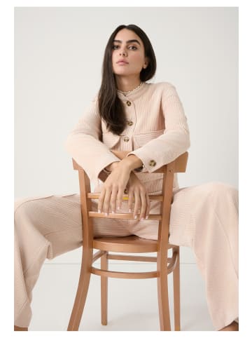More & More kurze, weite Cordjacke in powder creme