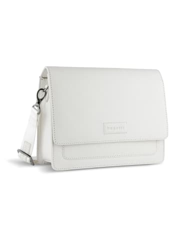 Bugatti Elsa Umhängetasche M Leder 25 cm weiß
