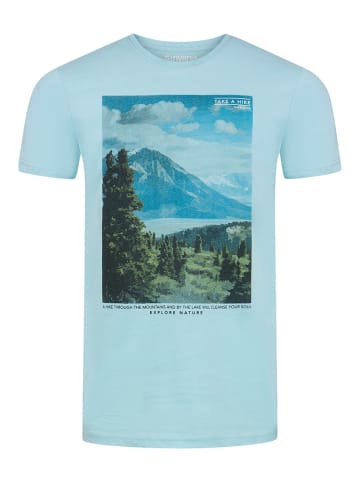 riverso  T-Shirt RIVLukas in Blau