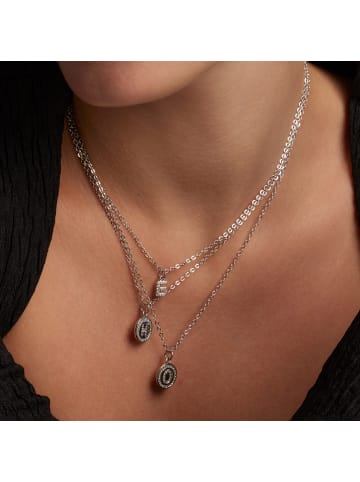 Luxenter silver-plated alphabet necklace