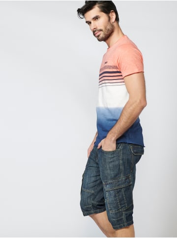 KOROSHI Kurzarm T-Shirt in rosa