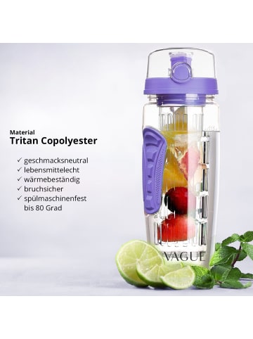 LA VAGUE VITALITY Trinkflasche mit Einsatz in lila