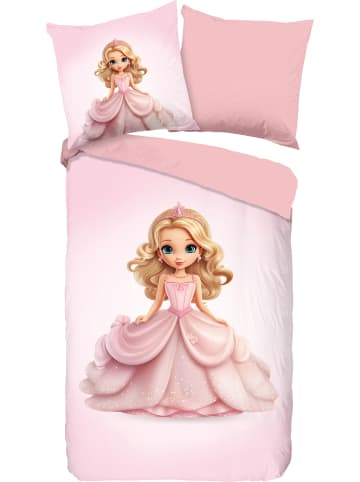 Pure Kids Microfaser Kinder-Wendebettwäsche in rosa