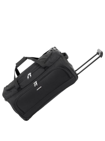 D&N Bags & More - 2-Rollenreisetasche 65 cm in schwarz