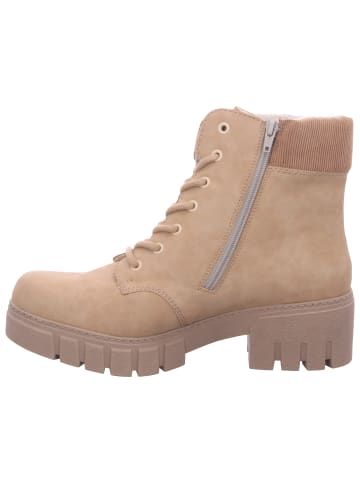 rieker Schnürstiefelette in beige