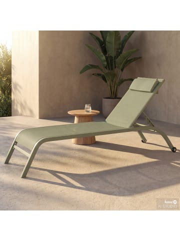 home24 Sonnenliege Bruny in Salbei