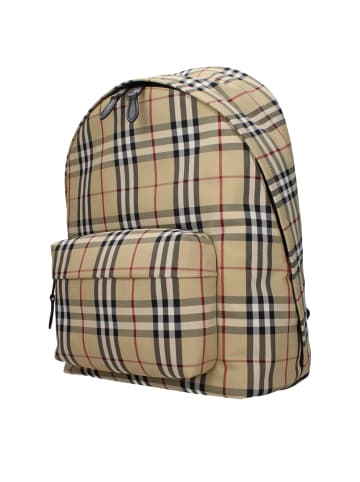 Beige Stoff Rucksack
