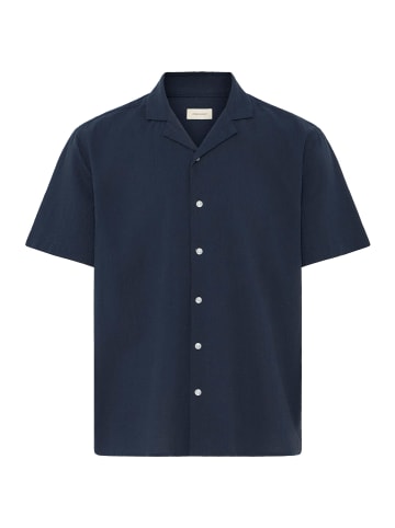BLEND Kurzarmhemd BHAvan in Dunkelblau