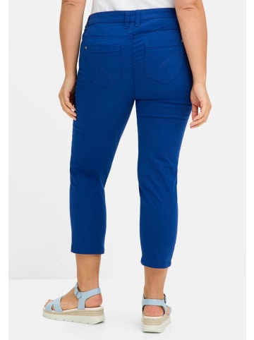 sheego Twill-Hose in blaubeere