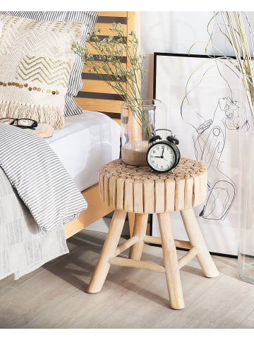 Beliani Beistelltisch NAMPA in Braun - (W) 35 x (H) 40 x (L) 35 cm