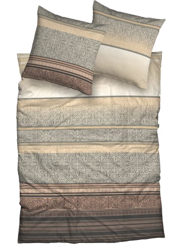 Casatex Biber Bettwäsche in beige-braun