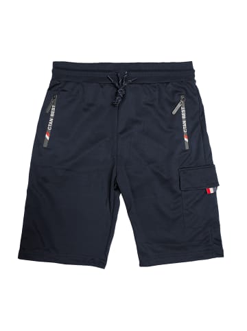 Max Men Trainings Schorts mit Cargo Tasche Kurze Sport Hose in Navy