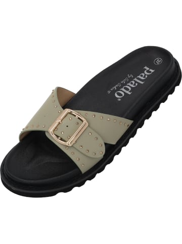 Palado Pantoletten & Badeschuhe Cirlo by Sila Sahin in Khaki