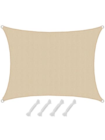 AMANKA Sonnensegel White Sands 150 x 200cm in beige