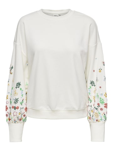 ONLY Sweatshirt in Cloud Dancer