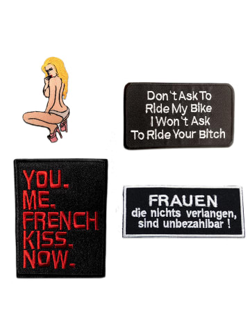 Catch the Patch Macho Set 5 StückApplikation Bügelbild inBunt