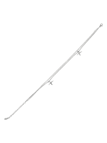 Adeliás Damen Anhänger aus Edelstahl mit Perle in silber