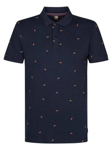 Petrol Industries Piqué-Poloshirt Escape in Blau