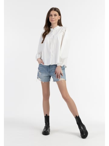 DreiMaster Damen Bluse in Wollweiss