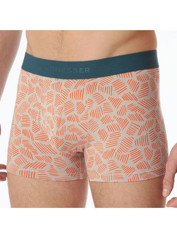 Schiesser 95/5 Single-Jersey Pants im 3er-Pack in dunkelblau/beige