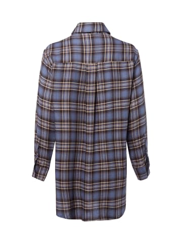 Marie Lund Nachthemd in blau braun - 0001