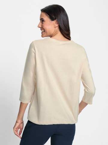 WITT WEIDEN Shirt in elfenbein-taubenblau-bedruckt