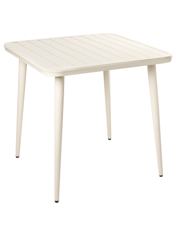 Beliani Esszimmertisch NATURNO in Beige - (W) 80 x (H) 77 x (L) 80 cm