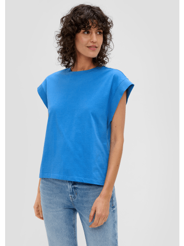 s.Oliver T-Shirt ärmellos in Blau