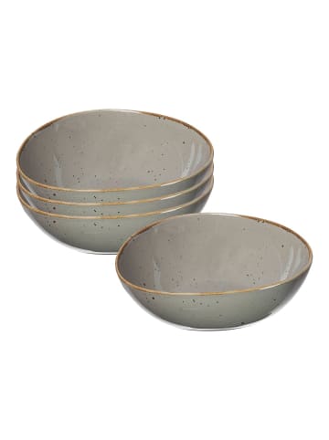 Ritzenhoff & Breker 4er Set Servierschalen Taste 21 x 17 cm taupe in taupe