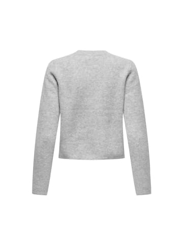 JDY Pullover in light grey melange1