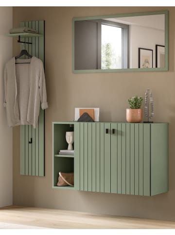 Inn.Furn Garderobe-Set grün 3-teilig 152 cm, Garderobenkombination hängend