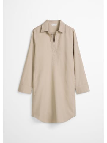 Marc O'Polo Hemdblusenkleid relaxed in Earthy Taupe